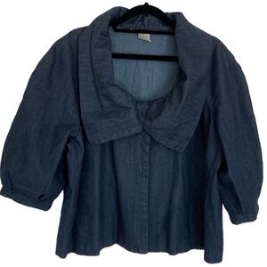 Requirements Cropped Denim Jacket